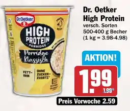 AEZ Dr. Oetker High Protein Porridge Klassisch Angebot