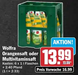 AEZ Wolfra Orangensaft oder Multivitaminsaft Angebot