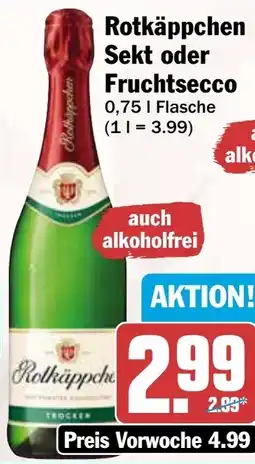 AEZ Rotkäppchen Sekt oder Fruchtsecco Angebot