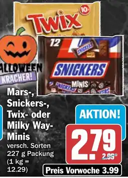 AEZ Mars-, Snickers-, Twix- oder Milky Way-Minis Angebot
