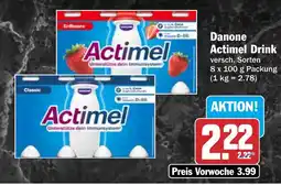 AEZ Danone Actimel Drink Angebot
