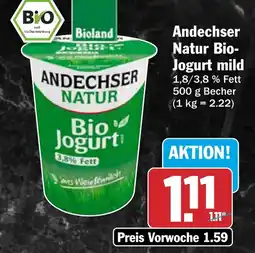 AEZ Andechser Natur Bio-Jogurt Angebot