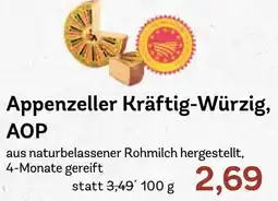 AEZ Appenzeller Kräftig-Würzig, AOP Angebot