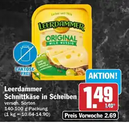 AEZ Leerdammer Schnittkäse in Scheiben Angebot