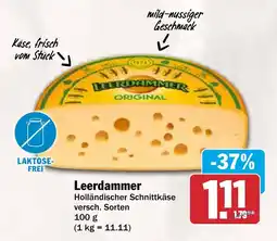 AEZ Leerdammer Holländischer Schnittkäse Angebot
