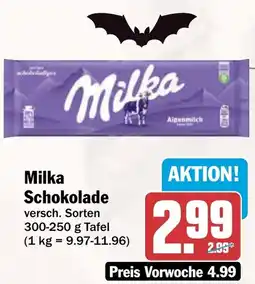 AEZ Milka Schokolade Angebot