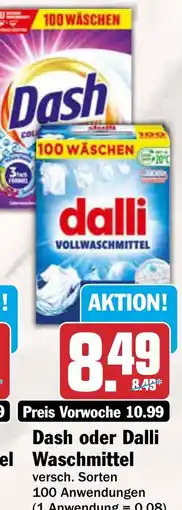 AEZ Dash oder Dalli Waschmittel Angebot