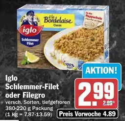 AEZ Iglo Schlemmer-Filet Angebot