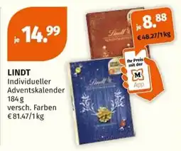 Müller LINDT Individueller Adventskalender Angebot