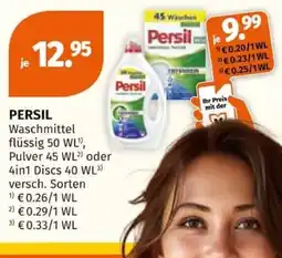 Müller Persil Waschmittel Angebot