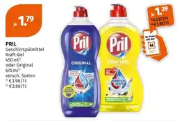 Müller PRIL Geschirrspülmittel Kraft-Gel Angebot