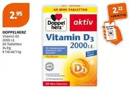 Müller Doppelherz Vitamin D3 2000 I.E. Angebot