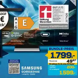 Euronics Berlet SAMSUNG GQ65S93HAE Angebot