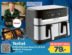 Euronics Berlet Tefal EY90JDE Dual Easy Fry & Grill Heißluft-Fritteuse Angebot
