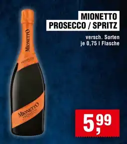 EDEKA Foodservice Mionetto Prosecco / Spritz Angebot