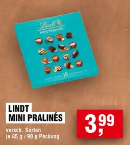 EDEKA Foodservice LINDT MINI PRALINÉS Angebot