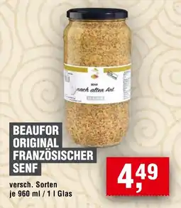 EDEKA Foodservice BEAUFOR ORIGINAL FRANZÖSISCHER SENF Angebot