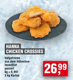 EDEKA Foodservice HANNA CHICKEN CROSSIES Angebot