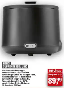 EDEKA Foodservice HENDI SUPPENKESSEL UNIQ Angebot