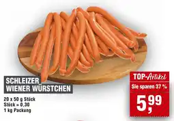 EDEKA Foodservice SCHLEIZER WIENER WÜRSTCHEN Angebot