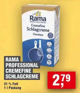 EDEKA Foodservice Rama Professional Cremefine Schlagcreme Classique Angebot
