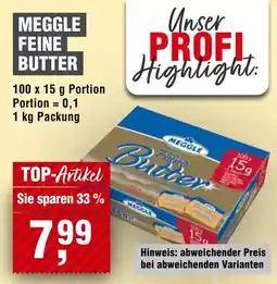 Handelshof MEGGLE FEINE BUTTER Angebot