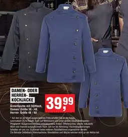 Handelshof Damen- oder herren-kochjacke Angebot