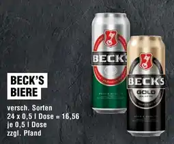 Handelshof BECK'S BIERE Angebot