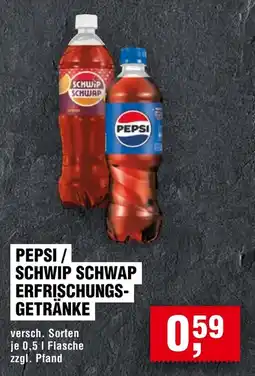 Handelshof PEPSI / SCHWIP SCHWAP ERFRISCHUNGS-GETRÄNKE Angebot