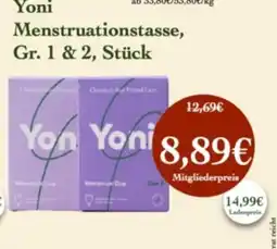 LPG Biomarkt Yoni Menstruationstasse Angebot