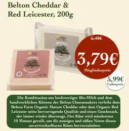 LPG Biomarkt Belton Cheddar & Red Leicester Angebot