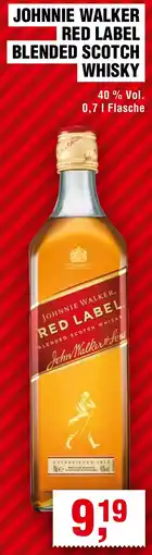 Handelshof JOHNNIE WALKER RED LABEL BLENDED SCOTCH WHISKY Angebot
