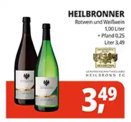 Hörl Getränke HEILBRONNER Rotwein und Weißwein Angebot