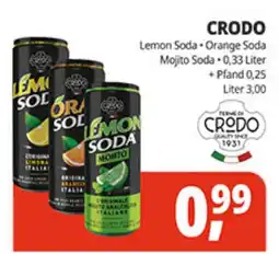Hörl Getränke CRODO Lemon Soda + Orange Soda Mojito Soda Angebot