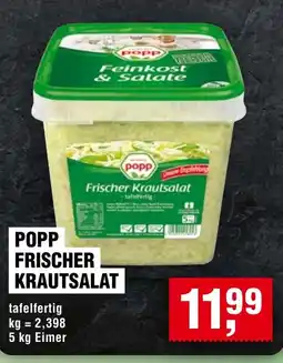 Handelshof POPP FRISCHER KRAUTSALAT Angebot