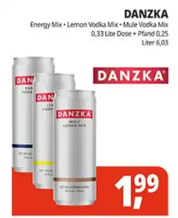 Hörl Getränke DANZKA Energy Mix + Lemon Vodka Mix + Mule Vodka Mix Angebot