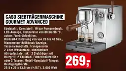 Handelshof CASO SIEBTRÄGERMASCHINE GOURMET ADVANCED Angebot