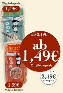 LPG Biomarkt Mister Mic Die Bio Mienudeln Angebot