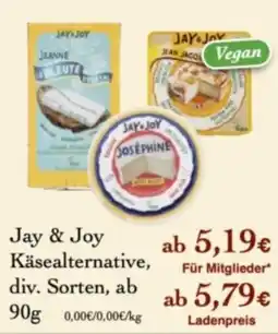 LPG Biomarkt Jay & Joy Käsealternative Angebot