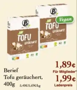 LPG Biomarkt Berief Tofu geräuchert Angebot