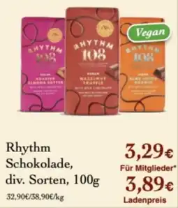 LPG Biomarkt Rhythm Schokolade Angebot