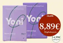 LPG Biomarkt Yoni Menstrual Cup Angebot