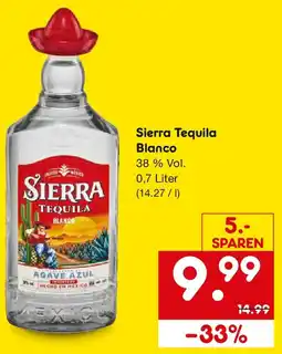 Netto Getränke Discount Sierra Tequila Blanco Angebot