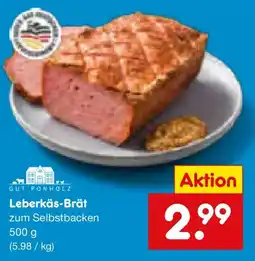Netto Marken-Discount GUT PONHOLZ Leberkäs-Brät Angebot