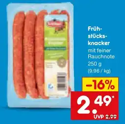 Netto Marken-Discount Frühstücks-knacker Angebot