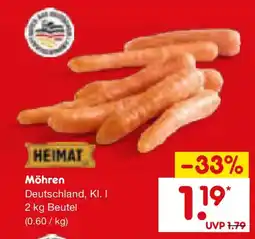 Netto Marken-Discount HEIMAT Möhren Angebot