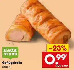 Netto Marken-Discount BACK STUBE Geflügelrolle Angebot