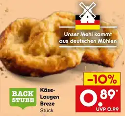 Netto Marken-Discount BACK STUBE Käse-Laugen Breze Angebot