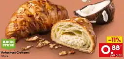 Netto Marken-Discount BACK STUBE Kokosnuss Croissant Angebot