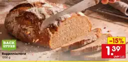 Netto Marken-Discount BACKSTUBE Roggenmischbrot Angebot
